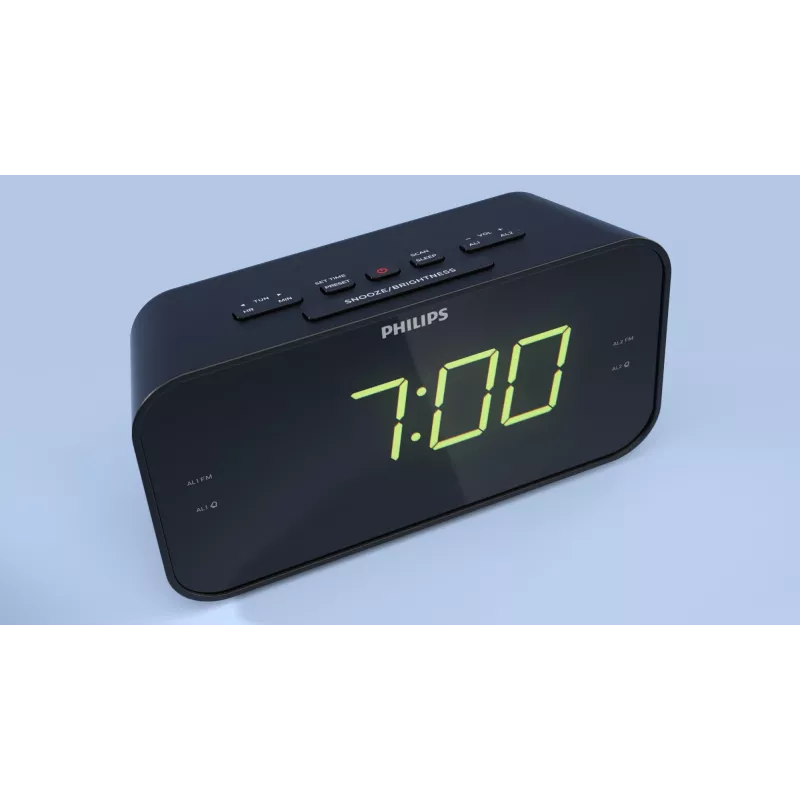Philips TAR3306/12 Ξυπνητήρι Ψηφιακό ξυπνητήρι Μαύρο