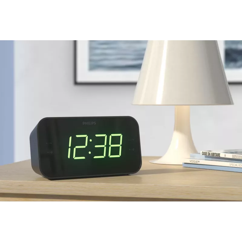 Philips TAR3306/12 Ξυπνητήρι Ψηφιακό ξυπνητήρι Μαύρο