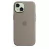Θήκη σιλικόνης Apple iPhone 15 MagSafe Clay Καφέ