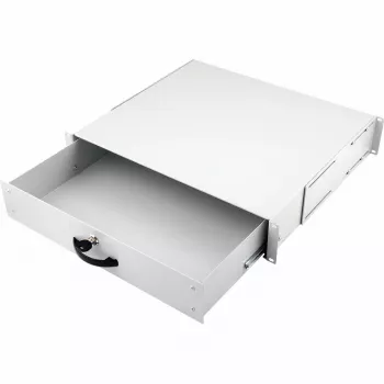 Equip κλειδωμένο συρτάρι 19 ιντσών, 2HE, RAL7035 γκρι