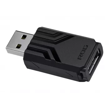 ASUS ROG AC09 90MP03T0-BRUA00 Polling Rate Booster για ποντίκι και πληκτρολόγιο, έως 8000 Hz, μαύρο