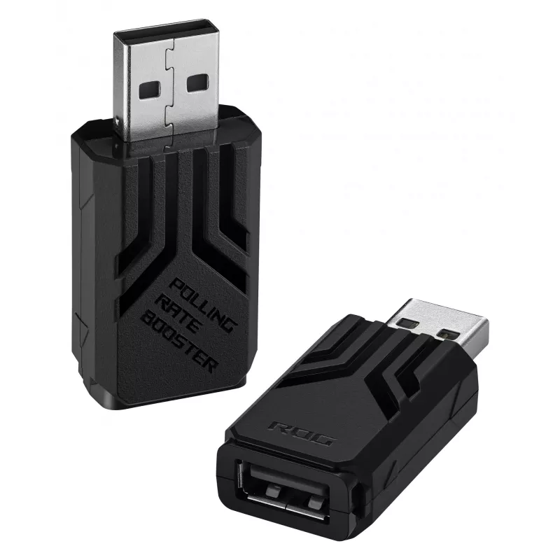 ASUS ROG AC09 90MP03T0-BRUA00 Polling Rate Booster για ποντίκι και πληκτρολόγιο, έως 8000 Hz, μαύρο