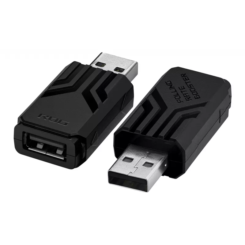 ASUS ROG AC09 90MP03T0-BRUA00 Polling Rate Booster για ποντίκι και πληκτρολόγιο, έως 8000 Hz, μαύρο