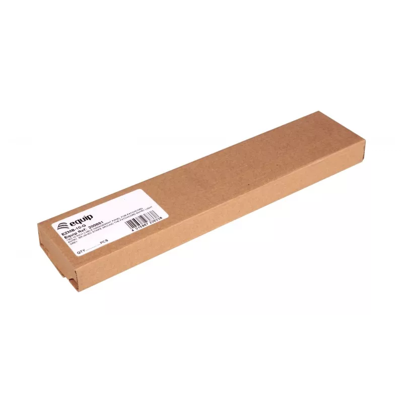 Πάνελ διαχείρισης καλωδίων EQUIP EZMB-10-G — μέταλλο, γκρι, 1U, 60 g