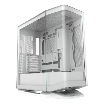 Κουτί υπολογιστή Midi-Tower Cougar FV270 — λευκό, υποστηρίζει ATX/ EATX/ Micro-ITX, 2×3,5 ίντσες + 2×2,5 ίντσες, ανεμιστήρες 120/140 mm
