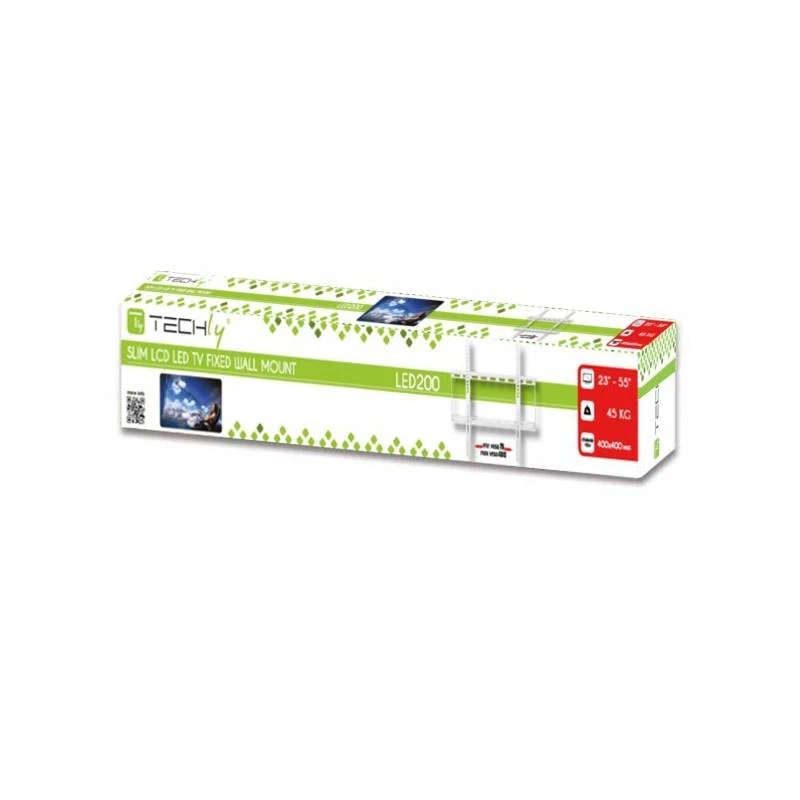 Techly ICA-PLB-162MW Βάση τοίχου TV 139,7 cm (55 ίντσες) Λευκό