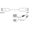 Techly IADAP-DP-HDMIF8K ενεργός προσαρμογέας DisplayPort 1.4 (αρσ.) σε HDMI (θηλ.), 8K, μαύρος
