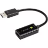 Techly IADAP-DP-HDMIF8K ενεργός προσαρμογέας DisplayPort 1.4 (αρσ.) σε HDMI (θηλ.), 8K, μαύρος