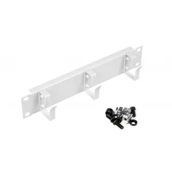 Δακτύλιος καλωδίων EQUIP EZMR-10-G για Rack 19 ιντσών, μεταλλικό κουτί, λευκό