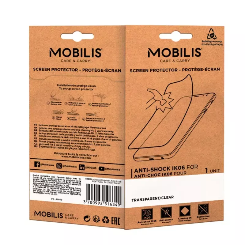 Μεμβράνη προστασίας οθόνης Zebra TC21/26 Mobilis 036207