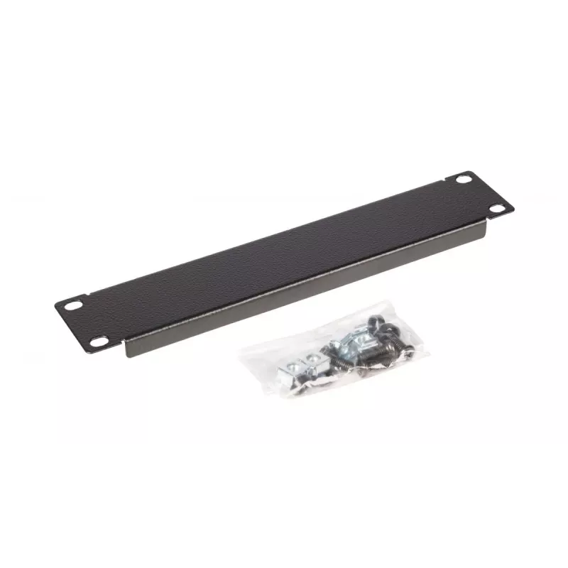 Equip EZBP-10-B 10" (25,4 cm) τυφλό πάνελ για rack, 1U, μαύρο