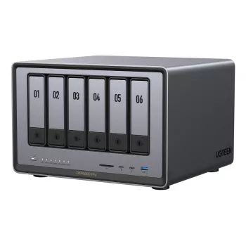 Ugreen DXP6800 Pro NAS Desktop Intel® Core™ i5 8 GB DDR5 γκρι, μαύρο