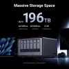 Ugreen DXP6800 Pro NAS Desktop Intel® Core™ i5 8 GB DDR5 γκρι, μαύρο