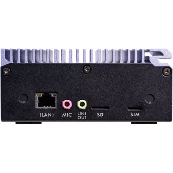 Shuttle Edge PC SPCEL12 βιομηχανικός μίνι υπολογιστής, Intel Celeron J6412 2 GHz, USFF 0,46 l, HDMI, DisplayPort, συσκευή ανάγνωσης καρτών
