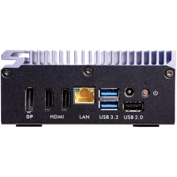 Shuttle Edge PC SPCEL12 βιομηχανικός μίνι υπολογιστής, Intel Celeron J6412 2 GHz, USFF 0,46 l, HDMI, DisplayPort, συσκευή ανάγνωσης καρτών