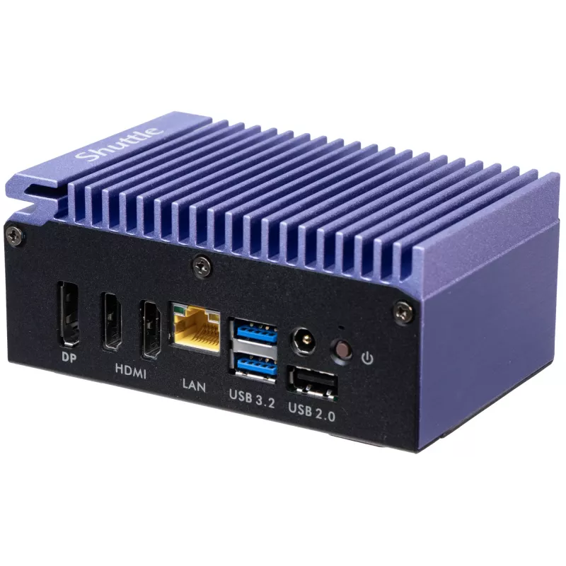 Shuttle Edge PC SPCEL12 βιομηχανικός μίνι υπολογιστής, Intel Celeron J6412 2 GHz, USFF 0,46 l, HDMI, DisplayPort, συσκευή ανάγνωσης καρτών