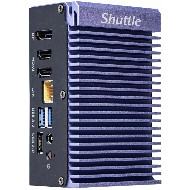 Shuttle Edge PC SPCEL12 βιομηχανικός μίνι υπολογιστής, Intel Celeron J6412 2 GHz, USFF 0,46 l, HDMI, DisplayPort, συσκευή ανάγνωσης καρτών