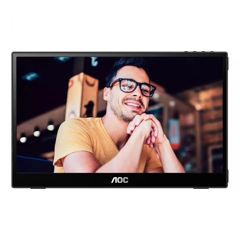 AOC 16T3EA φορητή TV/οθόνη Μαύρο 39,6 cm (15,6 ίντσες) 1920 x 1080 Pixel