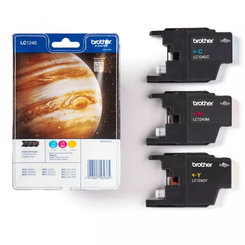 Cartridge Brother Μελάνι LC1240RBWBP XL Multipack C,M,Y
