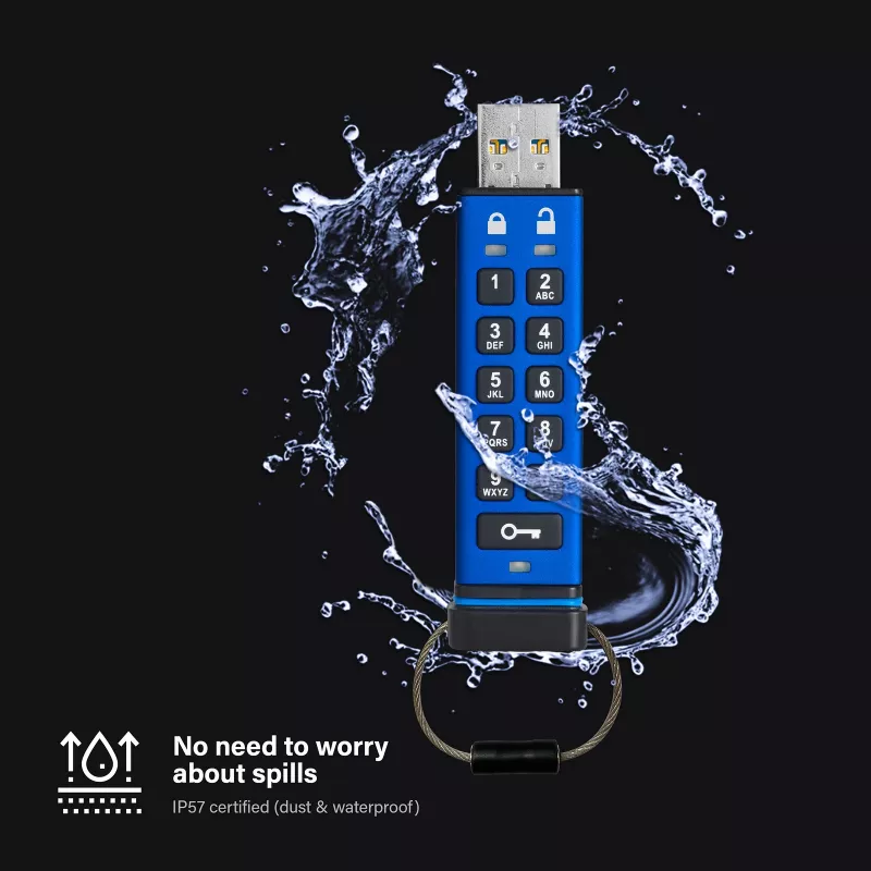 USB Flash Drive iStorage 8GB USB Type-A IS-FL-DA3-256-8