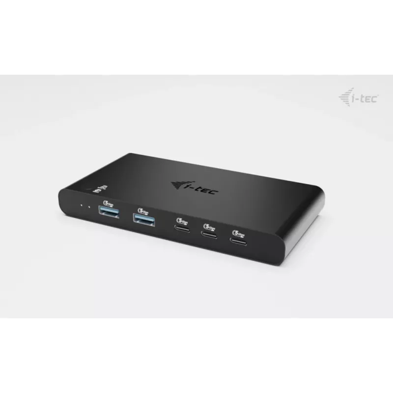 KVM Docking Station i-tec για 2 hosts HDMI, θύρα host USB-C, PD 2×100W, 4K@60Hz, 2×USB-A