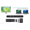 KVM Docking Station i-tec για 2 hosts HDMI, θύρα host USB-C, PD 2×100W, 4K@60Hz, 2×USB-A