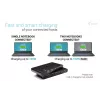 KVM Docking Station i-tec για 2 hosts HDMI, θύρα host USB-C, PD 2×100W, 4K@60Hz, 2×USB-A