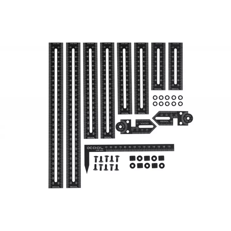 Alphacool Eiskoffer Professional Hardtube σετ κάμψης και μέτρησης