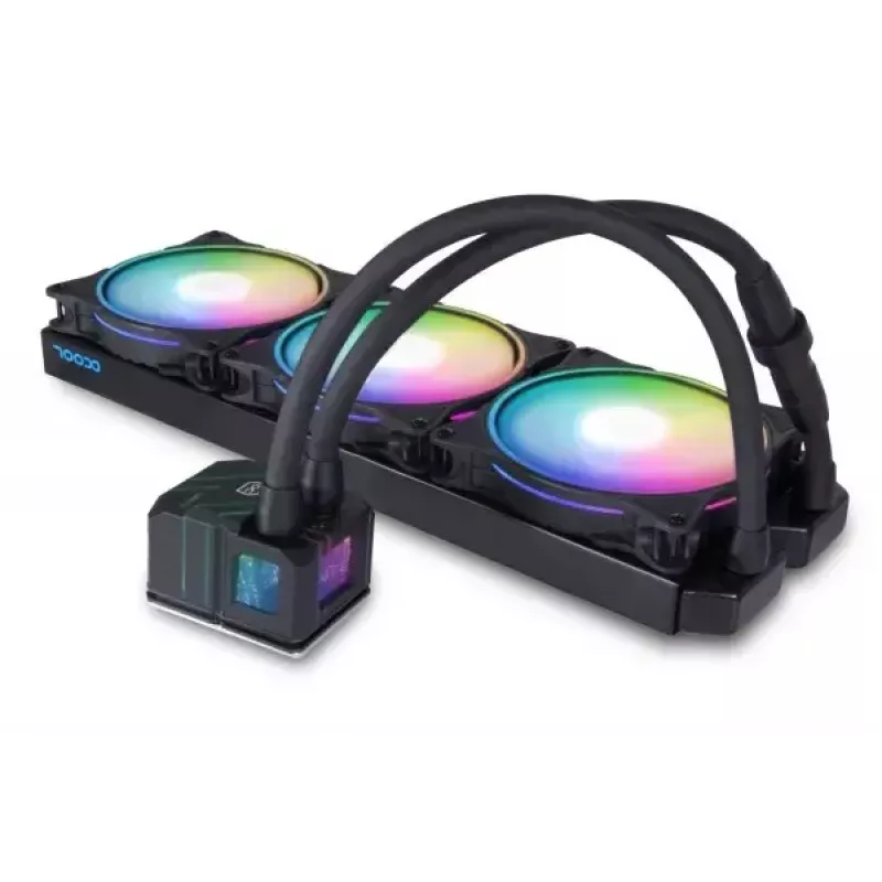 Σετ υδρόψυξης Alphacool Pro Aurora 420 CPU AIO 14 cm μαύρο λευκό