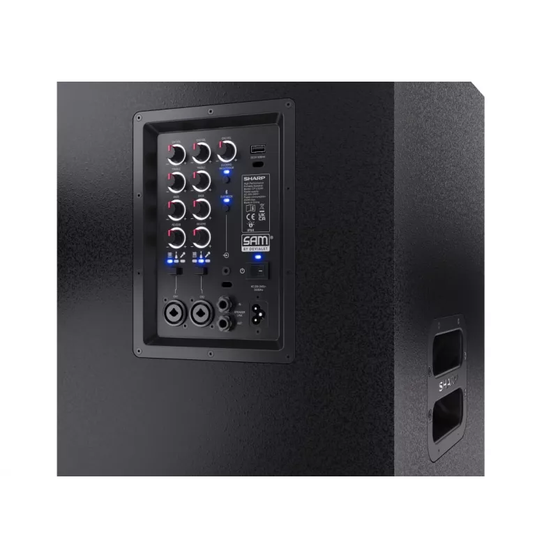 Sharp CP-LS200 φορητό ηχείο πάρτι Μαύρο 200 W