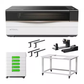 Μηχανή λέιζερ χάραξης xTool P3 80W All-in-One-Kit, μοντέλο P3-AIO