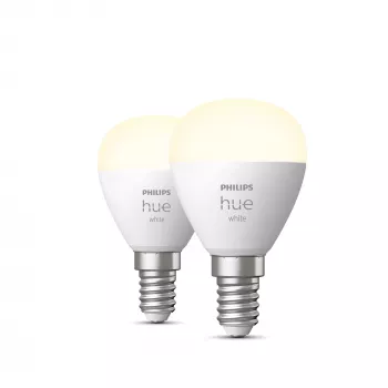 Philips Hue White E14 Luster λαμπτήρας LED, P45, 5,7 W, 470 lm (2 τεμ.)