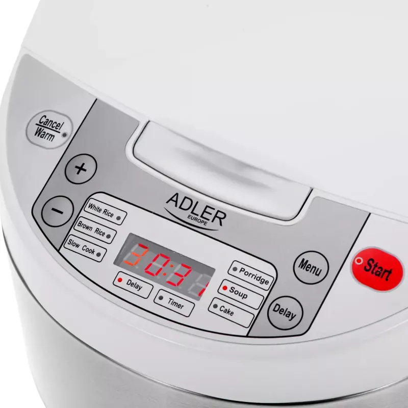 Multi-cooker Adler AD 6420 — 700 W, χωρητικότητα 3,25 L, 6 προγραμματιζόμενα προγράμματα, ένδειξη LED