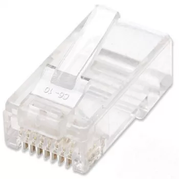 Techly IWP-JAR-C5RTY Συνδετήρας καλωδίων RJ45 Διαφανές