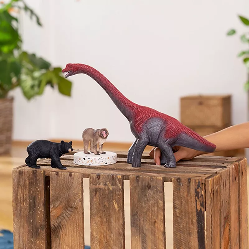 Φιγούρα Schleich WILD LIFE Ιαπωνικός μακάκος Μπεζ Καφέ Ροζ 14871
