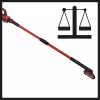 Εργαλείο καθαρισμού παραθύρων Einhell BRILLIANTO 1200 mm Μαύρο Κόκκινο