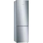 Bosch Serie 6 KGE39AICA ψυγειοκαταψύκτης, ελεύθερης τοποθέτησης, 343 l (249 l + 94 l), 201 cm, ενεργειακή κλάση C, ανοξείδωτο ατσάλι