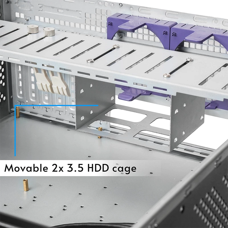 Κουτί υπολογιστή Chieftec UNC-409S-AIO-OP Rack μαύρο