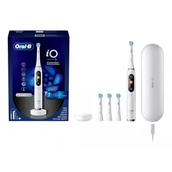 Ηλεκτρική οδοντόβουρτσα Oral‑B iO Series 9 Luxe Edition — White Alabaster