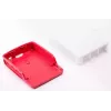 Raspberry Pi RB-CaseP4+06W επίσημη θήκη για Raspberry Pi 4B, πλαστικό ABS, κόκκινο/λευκό