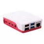 Raspberry Pi RB-CaseP4+06W επίσημη θήκη για Raspberry Pi 4B, πλαστικό ABS, κόκκινο/λευκό
