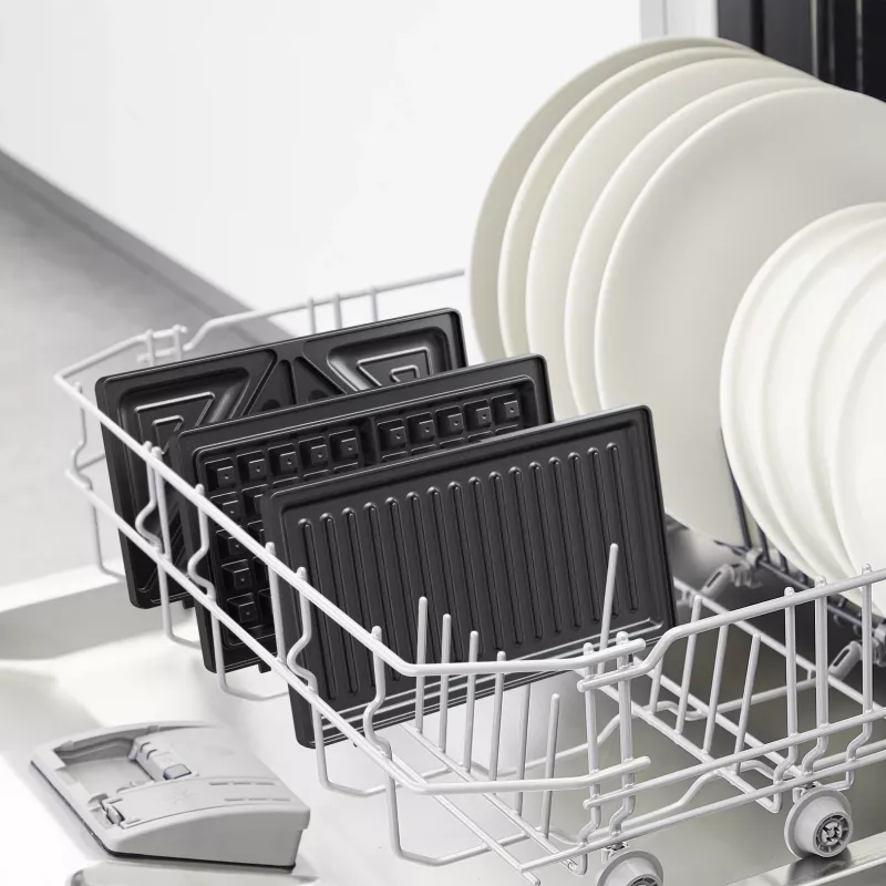 Τοστιέρα Tefal SW383D10 700 W μαύρη, ανοξείδωτο ατσάλι
