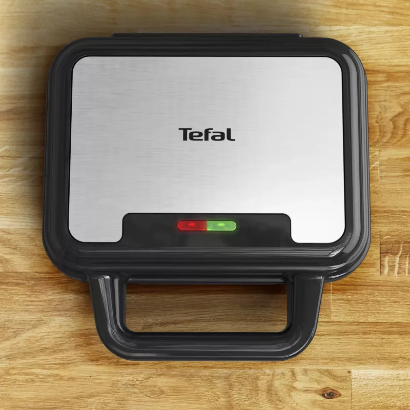 Τοστιέρα Tefal SW383D10 700 W μαύρη, ανοξείδωτο ατσάλι