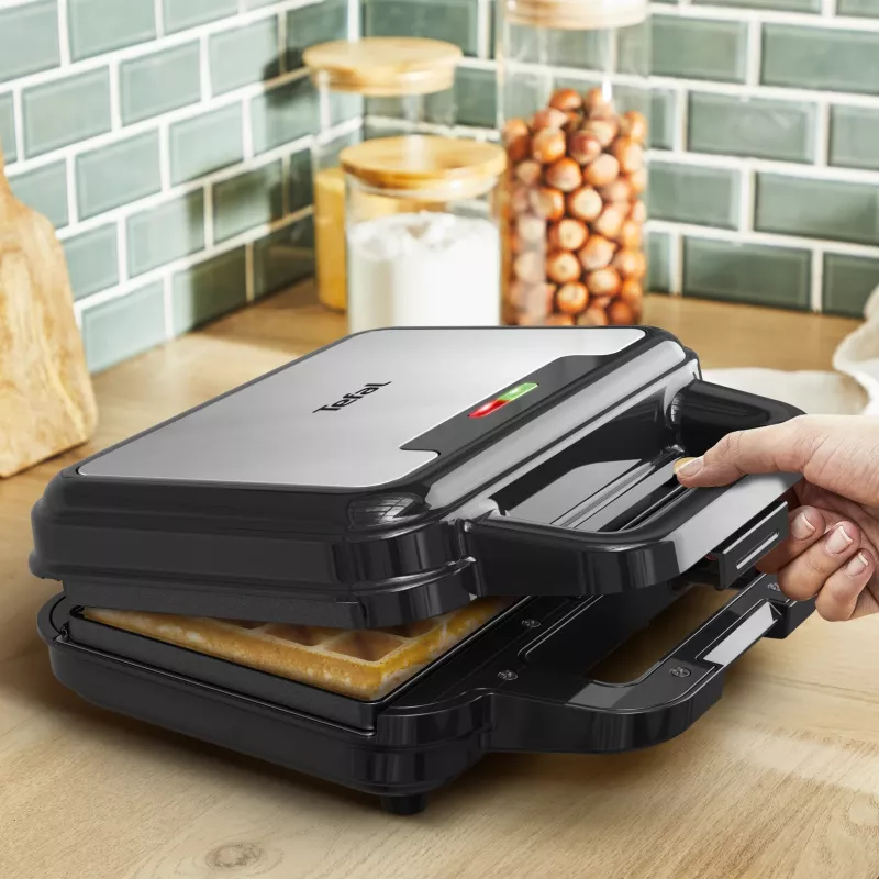 Τοστιέρα Tefal SW383D10 700 W μαύρη, ανοξείδωτο ατσάλι