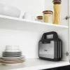 Τοστιέρα Tefal SW383D10 700 W μαύρη, ανοξείδωτο ατσάλι