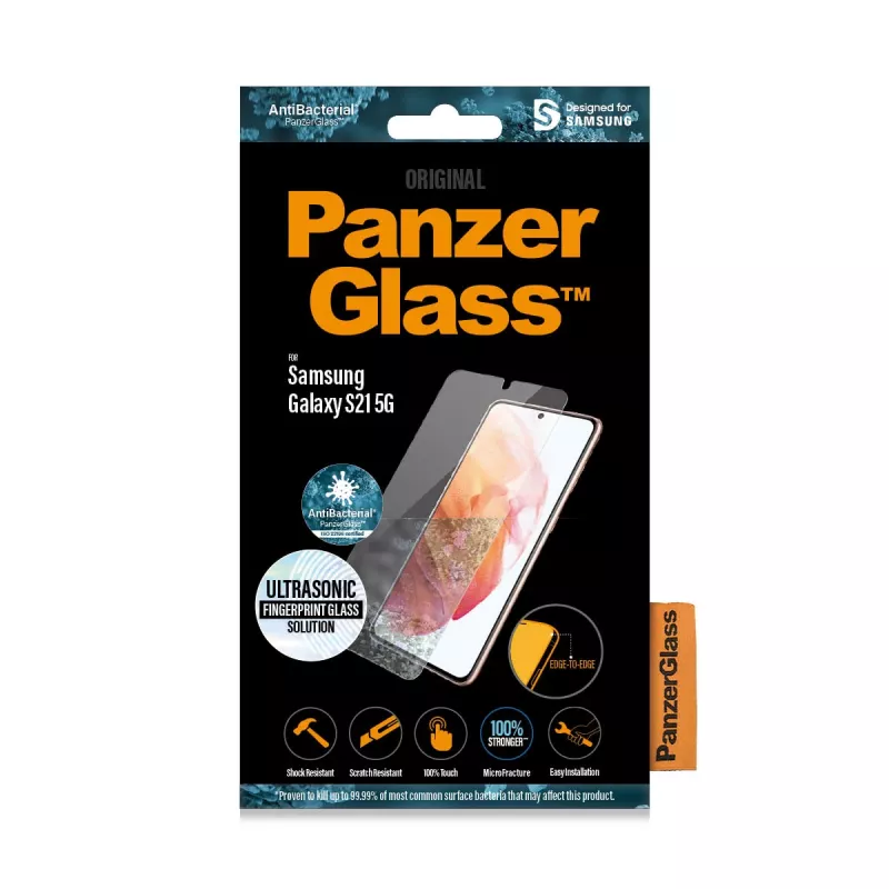 Γυαλί προστασίας οθόνης PanzerGlass για Samsung Galaxy S21 5G