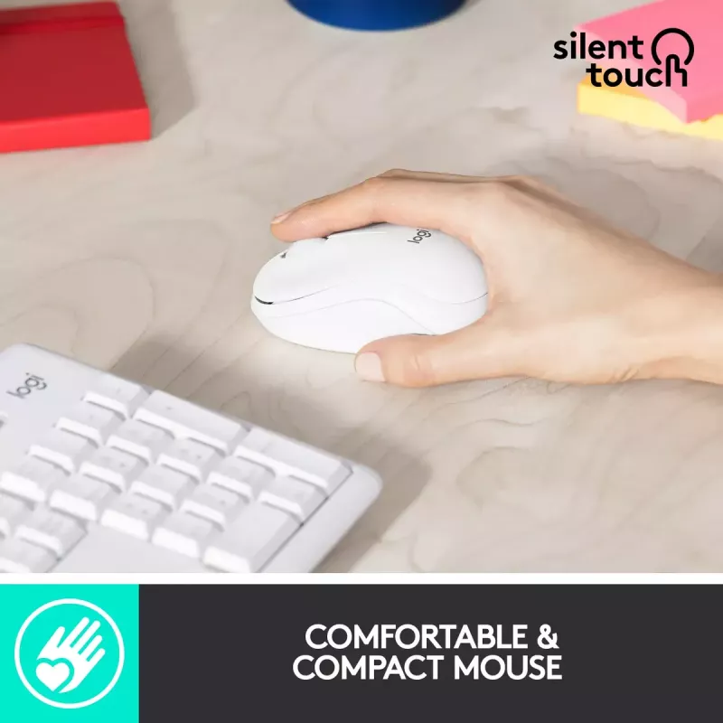 Ασύρματο σετ πληκτρολογίου και ποντικιού Logitech MK295 Silent