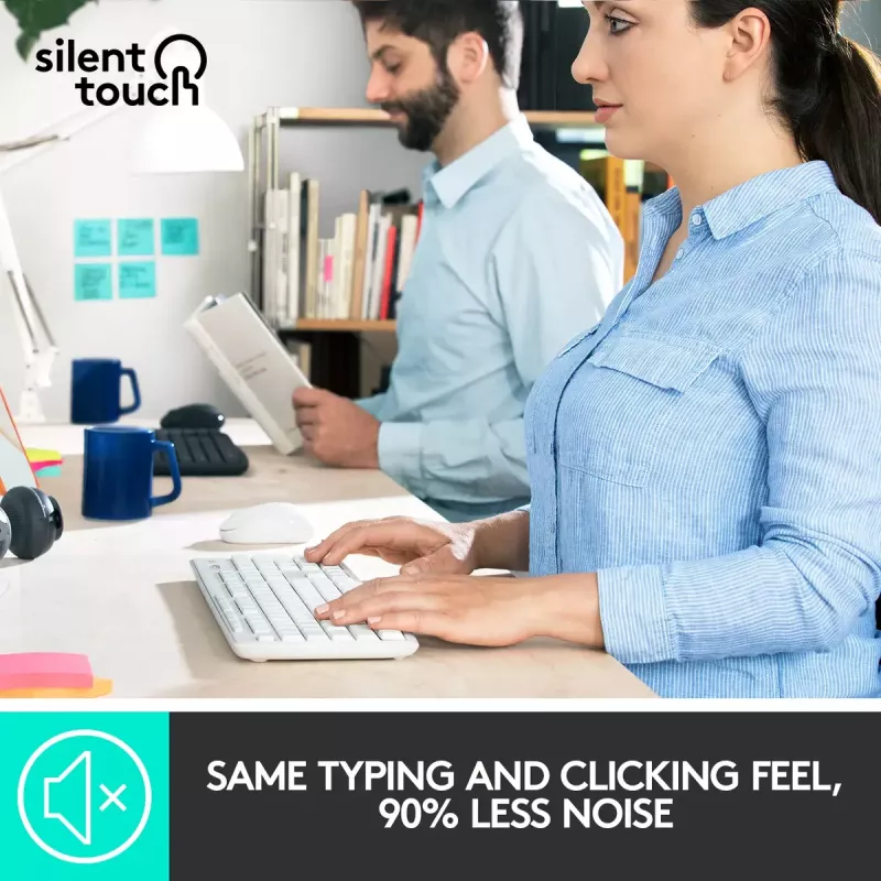 Ασύρματο σετ πληκτρολογίου και ποντικιού Logitech MK295 Silent