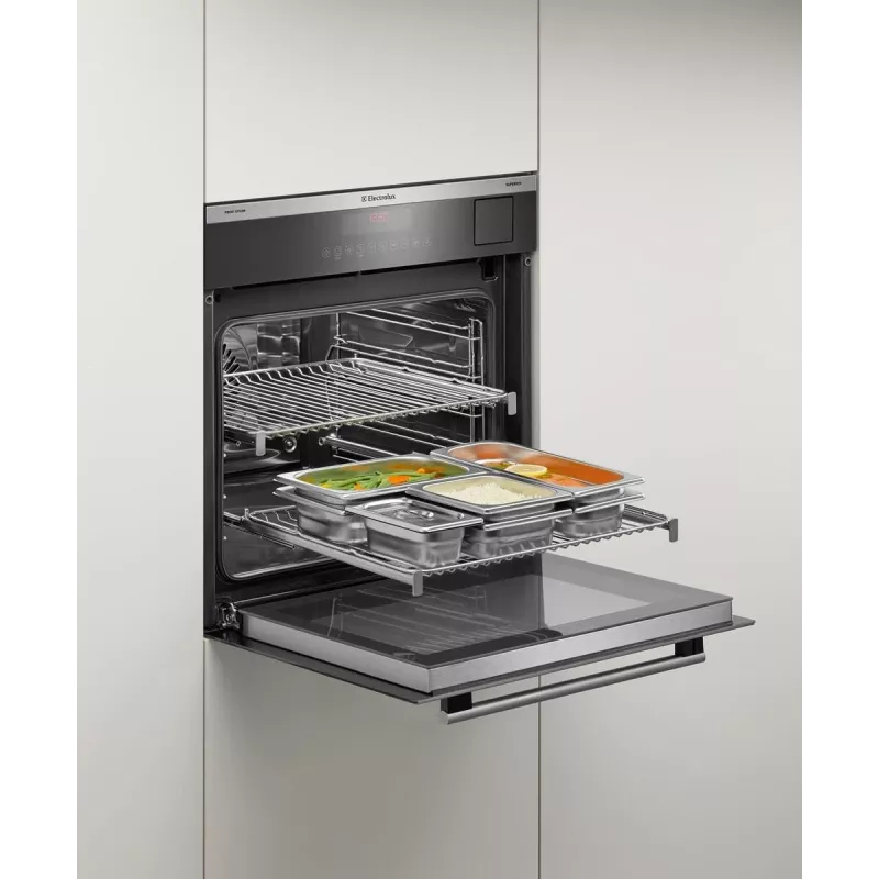 Electrolux PKKS8 Σετ ατμομάγειρα, ατσάλι, 4 τεμάχια