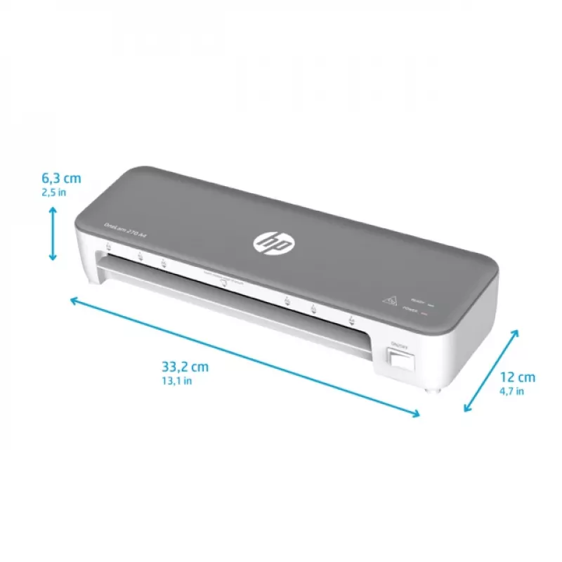 Πλαστικοποιητής θερμού HP OneLam 270 A4 270 mm/min γκρι, λευκό
